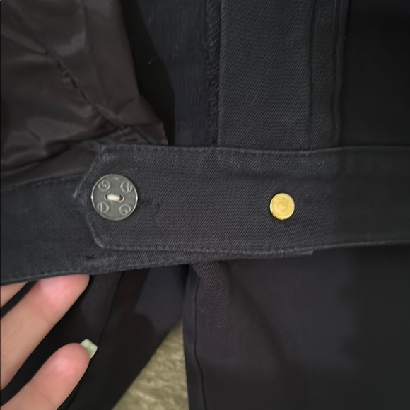 Chic St John Sport Black Trousers with Gold Details - Picture 4 of 12